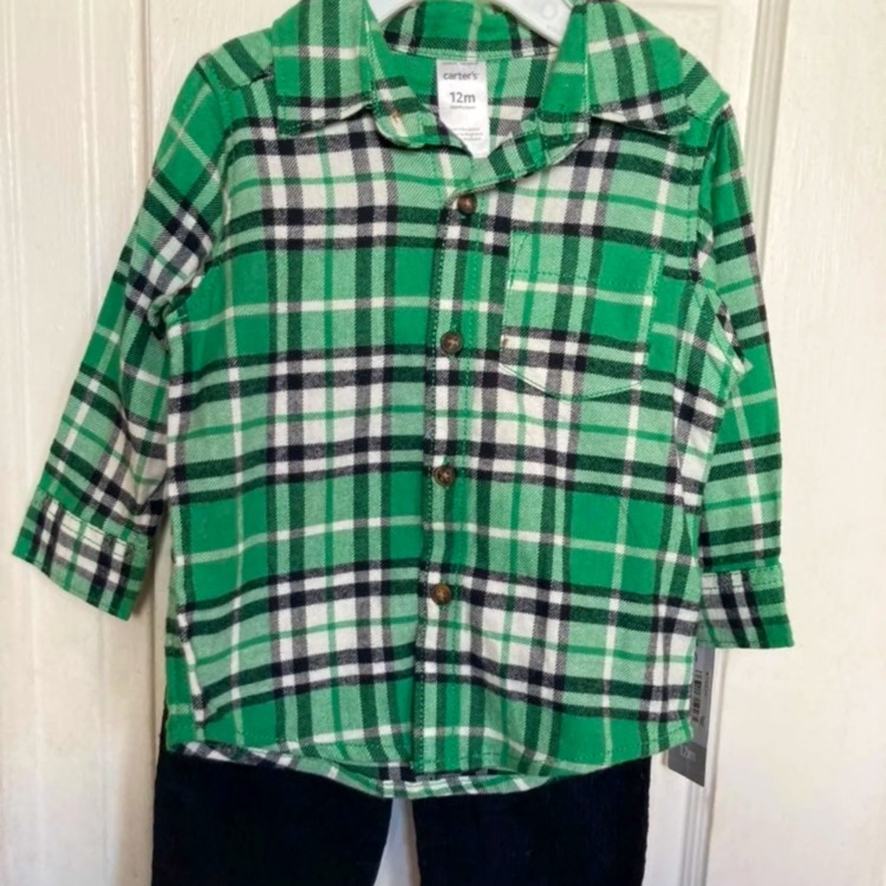 Carters NWT winter boys outfit 12m